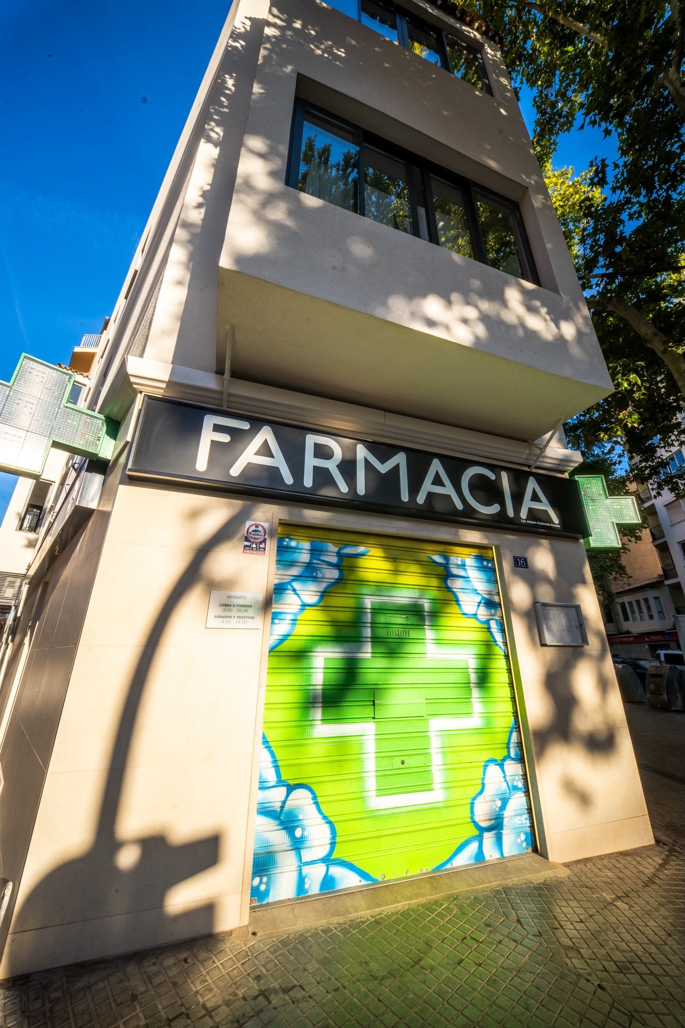Fachada de Farmacia Antonio Maldonado Anrubia